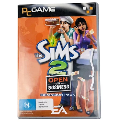 The Sims 2 Open For Business Expansion Pack 2 Disc PC Game 2006 (M) Good Cond. - Image 1 of 4