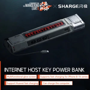 Wandering Earth 2 Sharge 40W PHONE IPad Mobile Power Bank Glow Screen - Picture 1 of 12