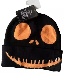 The Nightmare Before Christmas Orange Jack Skellington Knit Beanie - Picture 1 of 3