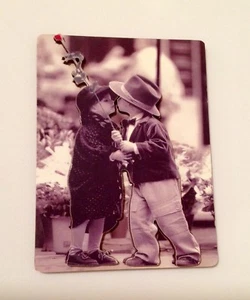 Calamita Ragazzo E Ragazza Bacio Kim Anderson Collezione Vintage - Foto 1 di 1