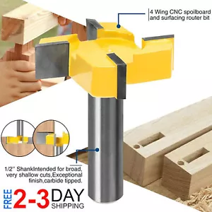4 Flöten Planfräser Oberfräse Schnittdurchmesser 8mm Schaft Hobelfräser Werkzeug - Bild 1 von 15