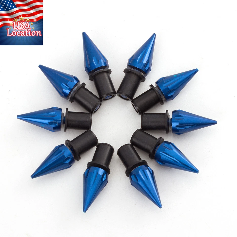 Kit de 10 tornillos para parabrisas de espiga para Yamaha YZF R6 R1 600R R6S XJ600 EE. UU. Foto 1 de 4