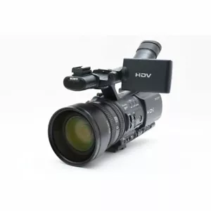 SONY HDR-FX1000 HDV Camcorder Black With Strap And Battery Used From JAPAN - Picture 1 of 10