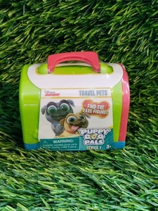 NEW Disney Junior Puppy Dog Pals TRAVEL PETS SERIES 1 GREEN Carrier - crate - Picture 1 of 3