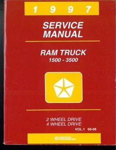 1997 Chrysler Service Manual - Dodge RAM Truck 1500-3500 - 2 volumes - Picture 1 of 10