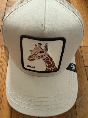 Gorra GOORIN BROS Farm Hoop Dreams High Giraffe Trucker blanca 101-1612 Foto 1 de 2