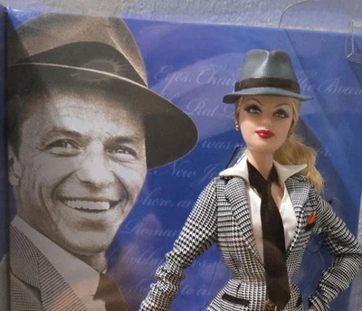 NEW Sinatra Collector Barbie Dressed-as-Frank Doll T7908 Pink Label 2011 NIB - Image 1 of 4