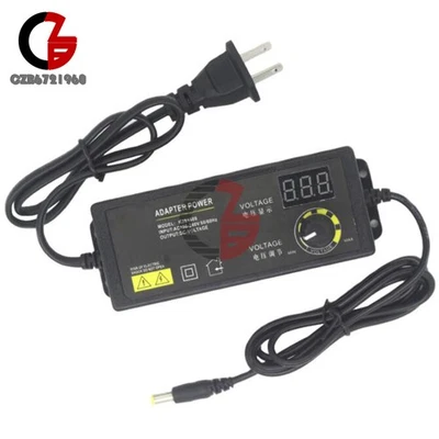 DC3-36V Adjustable Voltage Power Supply Adatpor Power Switching Adapter 60W 1.5A - Image 1 of 4