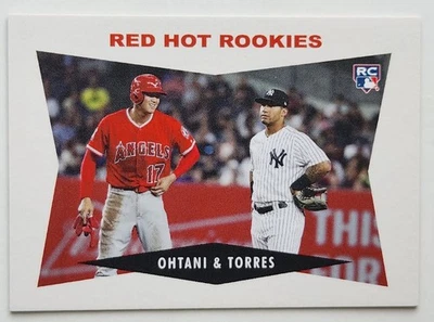 2018 Topps Throwback Thursday TBT 174 Shohei Ohtani RC LAD NLCS MVP! - Image 1 of 2