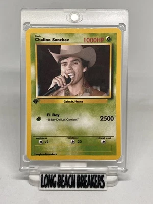 Carta Pokémon Chalino Sánchez Leyenda México Corrido Foto 1 de 2