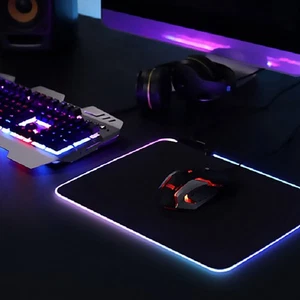 Wodoodporna podkładka pod mysz Żarząca klawiatura komputerowa Podkładka pod mysz Gaming Mousepad - Zdjęcie 1 z 12