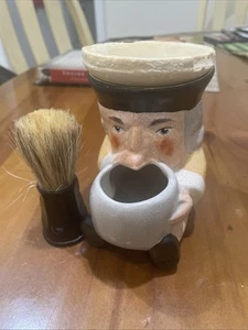 Vintage Toby Becher mit Seife und Bürste, auch Tee abtropfen - Bild 1 von 4