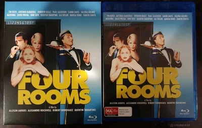 FOUR ROOMS (Blu-ray, 1995) Antonio Banderas Madonna Tim Roth SLIPCOVER  - image 1 of 3