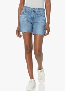 AG Adriano Goldschmied Women's Becke High Rise Relaxed Slim Short,vortex 28 - Picture 1 of 6