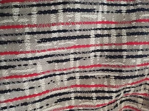 Vintage Mid Century Woven Drapes Curtains 2 Panels  82" Long - Picture 1 of 2
