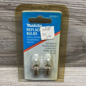 Makita 192240-5, 7.2V Light Bulb Made in Japan Brand New 2 Bulbs Per Pack - Bild 1 von 2