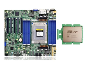 T2SEEP Server Motherboard With AMD Genoa EPYC 9754 2.25GHz 128 Cores 360W CPU - Picture 1 of 5