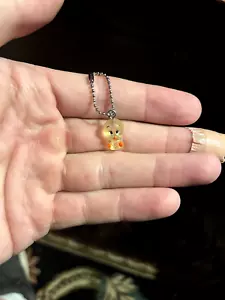 Warner Brothers Tweety Bird Trasparente Glitter Micro Zip Pull - Foto 1 di 1