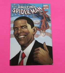 AMAZING SPIDER MAN # 583 COMIC MARVEL 3RD PRINTING Obama Variant Cover - Picture 1 of 1