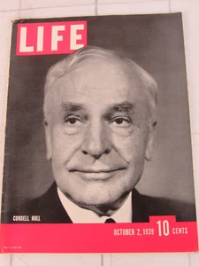 Life Magazine October 2, 1939 Cordell Hull - Imagen 1 de 8