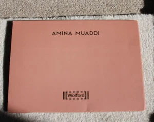 WOLFORD X AMINA MUADDI SWAROVSKI CRYSTAL LOGO KNEE-HIGHS BLACK ONE SIZE BNIB - Picture 1 of 3