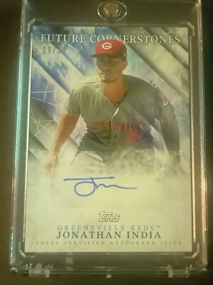 2019 Topps Pro Debut Jonathan India Future Cornerstones Auto 29/30 FCA-JI  - Image 1 of 2