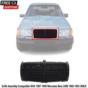 Grille Assembly Compatible With 1987-1989 Mercedes Benz 260E 1988-1993 300CE - Bild 1 von 4