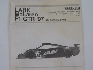 Modelers Lark McLaren F1 GTR Long Tail 1997 Le Mans 1:24 Resin 6424 Model Kit - Picture 1 of 15