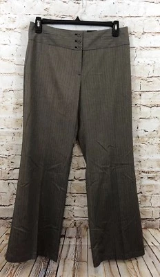 NEW Apt 9 pants womens size 10 brown herringbone ava curvy fit lower waist - Image 1 of 4