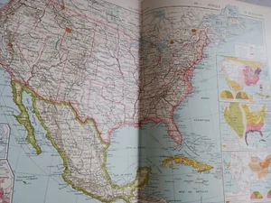 ATLAS VIDAL LABLANCHE 342 CARTES COULEURS 1928 - Imagen 1 de 5