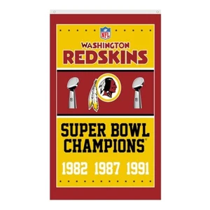 Bandera del Super Bowl de los Washington Redskins 3'X5' NFL envío gratuito VENDEDOR DE EE. UU. - Imagen 1 de 1