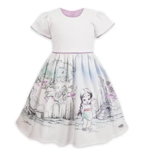Disney Store Animators’ Collection Little Girls Mulan Party Dress Size 4 - Picture 1 of 9