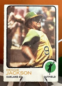 Reggie Jackson Topps #255 1973 Athletics HOF Low Grade Creased "ASCARDS" - Bild 1 von 2