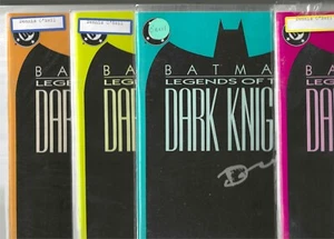 Batman Leyendas del Caballero Oscuro #1 ¡Los 4 Colores FIRMADO DENNIS O'NEIL! NM+ 9,6 - Imagen 1 de 12