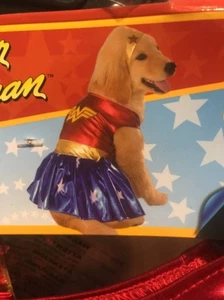 Superhero Wonder Woman Pet Dog Costume Dog Large - Picture 1 of 7
