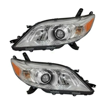 DEPO Halogen Headlight Set For 2011-2015 Toyota Sienna Base LE XLE TO2502199 - Image 1 of 3