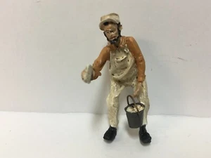 Figura de tren a escala G Just Plain Folk # 1071 pintor de pie con cepillo en mano NUEVO - Imagen 1 de 2