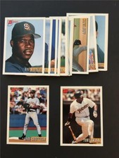 1993 Bowman San Diego Padres Team Set 24 Cards