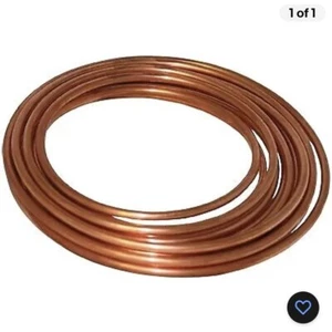 Streamline D 04020P Coil Copper Tubing, 1/4 In Outside Dia, 20 Ft ( Lot Of 27 ) - Picture 1 of 6