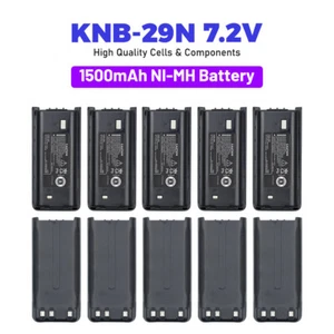 Batteria 10 pezzi 1500 mAh Ni-MH KNB-29N per radio Kenwood TK3201 TK3301 TK2202 TK2302 - Foto 1 di 12