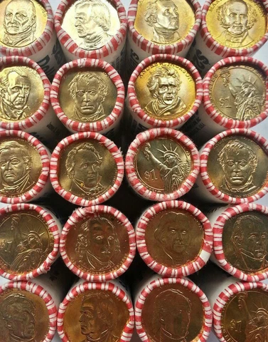 Lot of 10 Different Presidential Dollar Coins Brilliant Uncirculated set Mint! Cover