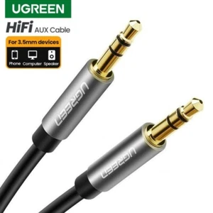 UGREEN AUX 3.5mm Cable Cord 3.5mm Male to Male Stereo Audio Cable Lead - Picture 1 of 6