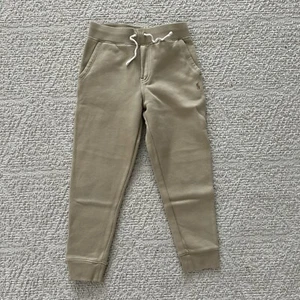 POLO Ralph Lauren Light Brown Sweatpant Size 7 Drawstring Jogger Unisex - Picture 1 of 7