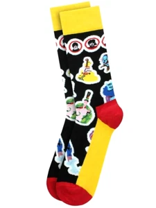 The Beatles - Calcetines de banda de dibujos animados submarinos amarillos - TALLA 7-11 Oficial (NUEVOS) - Imagen 1 de 5