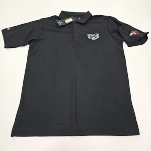 Enemies Big3 Antigua Polo Golf Shirt Schwarz Größe M Neu Mit Etikett - Bild 1 von 8