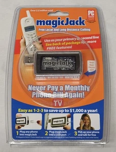 Magic Jack A921 USB Phone Jack 430-0302 Brand New Sealed - Photo 1/5