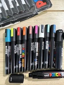 Posca Pens PC-5M Acrylic Felt Tip Coloured Permanent Paint Markers - Imagen 1 de 4