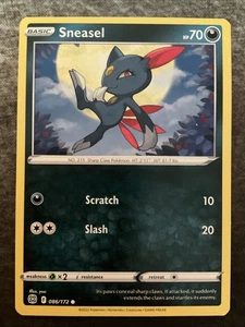 Sneasel 086/172 Swsh09: Brilliant Stars Regular - Picture 1 of 2