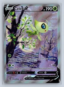 2021 Pokemon Fusion Strike Celebi V #245/264 - Picture 1 of 2