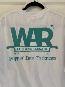 War T Shirt NWT XL White War 1971-2021 Unisex - Picture 1 of 5
